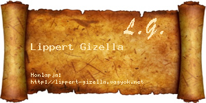 Lippert Gizella névjegykártya