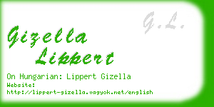 gizella lippert business card